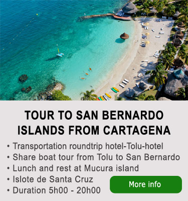 Tour to San Bernardo islands