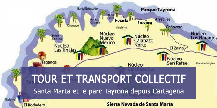 Transport Cartagena-Santa-Marta-Tayrona