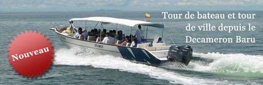 Bateau rapide Cartagena et Baru