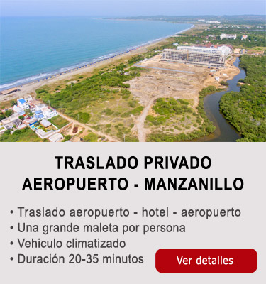 Traslado aeropuerto-Manzanillo del Mar