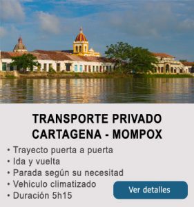 Transporte Cartagena y Mompox