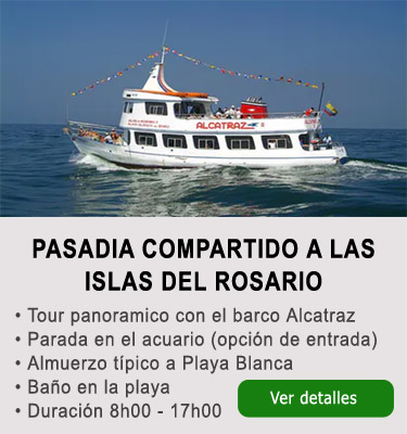 Pasadia islas del Rosario con Alcatraz