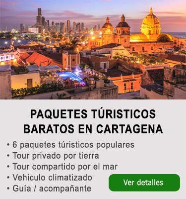 Paquetes turisticos baratos en Cartagena de Indias
