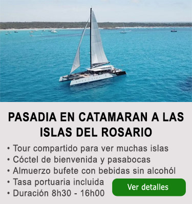 Pasadia en catamaran islas del Rosario