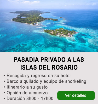 Pasadia en lancha privada islas del Rosario