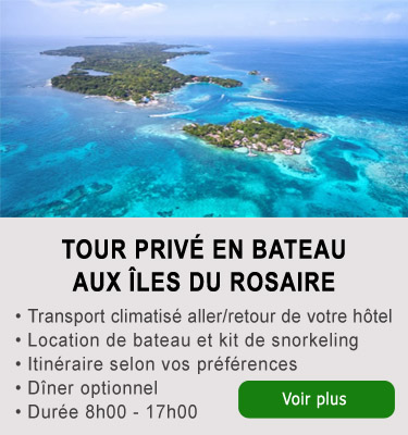 Tour privé aux îes du Rosaire Cartagena