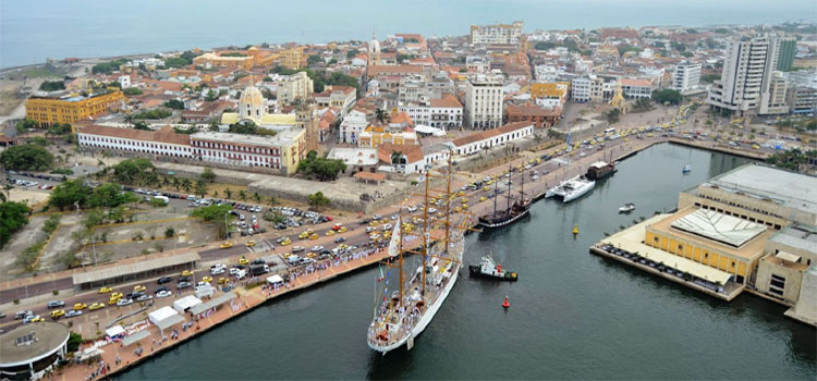Muelle de los Pegasos de Cartagena de Indias