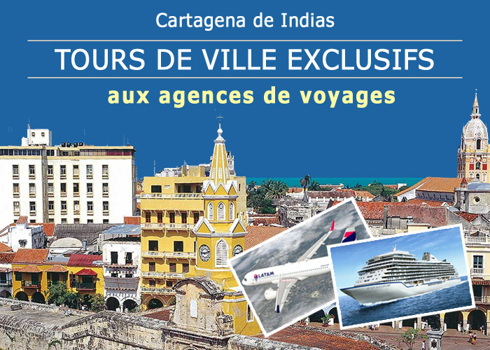Tours de ville exlcusifs de Cartagena aux agences de voyage